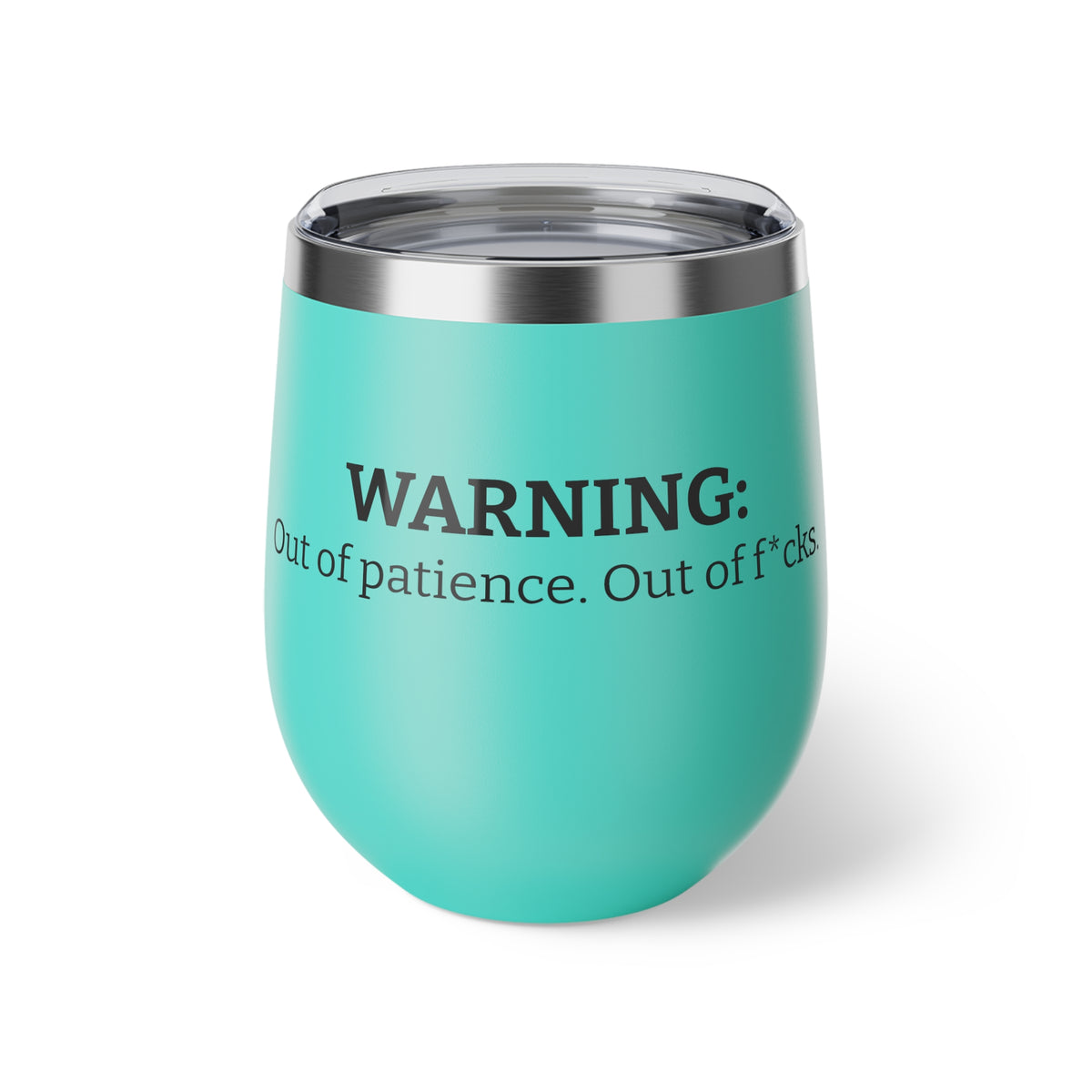 The Out of Patience Wine Tumbler